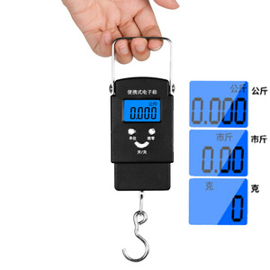 Báscula electrónica portátil, báscula Digital para equipaje, 50kg, pantalla LCD, herramienta de medición de peso alimentada por batería para viajes y pesca - Product Image 5