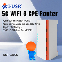 Routeur CPE PUSR Global 4G/5G Double Bande WiFi6 AX3000 avec Emplacement pour Carte SIM Qualcomm IPQ5018, 4 Ports Gigabit FWA, Jusqu'à 3000Mbps U200