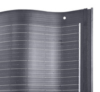 Tuiles solaires à haute production, panneaux solaires 50w 60W 80W 100w 12V 24V, panneaux solaires en verre pour toit de maison BIPV avec CE IEC ROhs