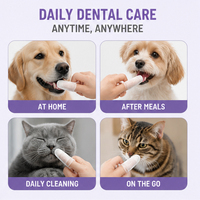 Lingettes nettoyantes jetables personnalisées pour animaux de compagnie, lingettes douces antibactériennes et désodorisantes pour l'élimination des croûtes oculaires chez les chats et les chiens, parfum longue durée