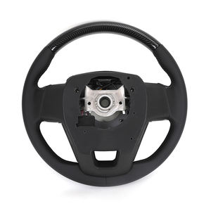 Volante Deportivo Estilo GR de Medio Cuero y Fibra de Carbono para Toyota Camry, Corolla, Fortuner, Wish, Altis, FJ, Land Cruiser, LC200, LC300, <span class=keywords><strong>Chr</strong></span>, Tacoma - Product Image 4