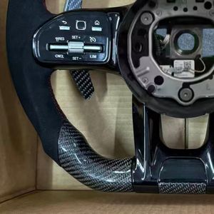 Volant en fibre de carbone pour Mercedes Benz AMG W204 W205 W211 W212 W213 W177 W216 W217 W218 W222 W253 W257 W463 <span class=keywords><strong>GLE</strong></span> G63 C63 - Product Image 5