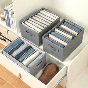 Nieuwe Kleding Organizer 600D Oxford Doek Opbergdoos Garderobe Lade Organisator Kleding Broek Jeans Opbergdoos