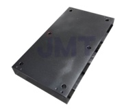 Plaque de montage en acier usinée CNC, plaque de base, plaque de fond, oxyde noir, OEM - Pièces d'équipement robotique AGV personnalisées selon dessin