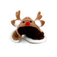 Vêtements de poupée pour poupée de 15 cm et 17 cm Joyeux Noël Bonnet de cerf en fourrure