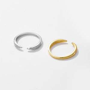 Женское Золотое кольцо FUAMAY, Ювелирное кольцо из серебра, 18 карат, 925 - Product Image 4