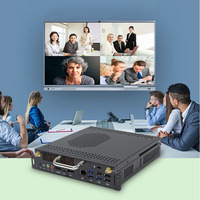 Sharerdp Fabricante Personalizado I3 I5 I7 11th 1135G7 1165G7 Linux OPS PC Módulo Fanless Mini PC Industrial Para Pantalla Interactiva