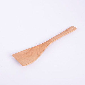 Ustensiles de cuisine multifonctionnels en bois de qualité fantastique, spatule courbée de 33 cm - Product Image 3