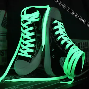 反光发光鞋带厂家发光在暗发光荧光鞋带