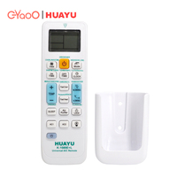 Control Remoto Universal para Aire Acondicionado HUAYU K-1089E+L Blanco, Compatible con Todas las Principales Marcas