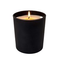 Matte Schwarze Kerzenhalter Mattierte Glas-Votivbecher für Tischdekoration Valentinstag Hochzeitsdekoration