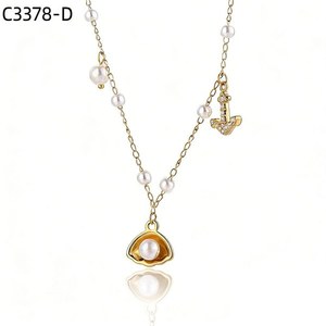 สร้อยคอแฟชั่นพร้อม PERLAS C3378 สำหรับผู้หญิง เครื่องประดับคุณภาพสูง - Product Image 1