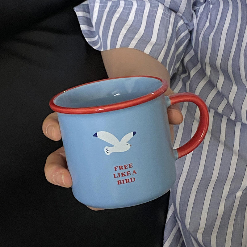 แก้วเซรามิกรูปนก