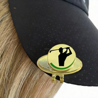 Clip de chapeau de golf en métal de qualité supérieure, clip magnétique puissant pour maintenir le marqueur de balle de golf, accessoires de golf légers et portables