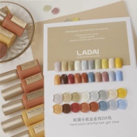 Kit de vernis à ongles en gel professionnel ZRKGEL Ladai 218 couleurs, UV LED, longue tenue, pour salon, avec grande nuancière