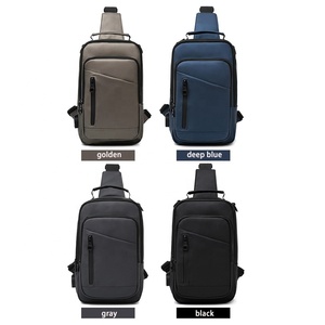Black gray free shipping to air travel waterproof anti <span class=keywords><strong>scratch</strong></span> from usb port de loaded, mens shoulder bag, fashion Bag shoulder sling - Product Image 2