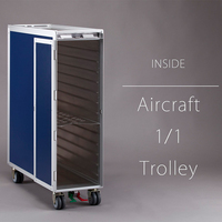 Chariot de repas de ligne aérienne en alliage d'aluminium personnalisé en gros pour vol