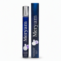 Parfum en Spray 35ml Unisexe, Flacon Slim Bleu Saphir, Boîte de Présentation, Anniversaire, Soirée Romantique, Dîner, Arôme Envoûtant