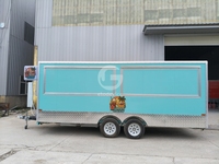 Camion de restauration mobile Etodevice de 18 pieds avec cuisine complète, idéal pour les hot-dogs, camping-car entièrement équipé, chariot à café, chariot à glaces