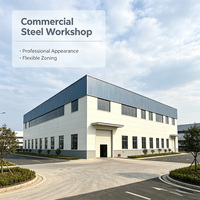 Edificio de Estructura de Acero de Instalación Rápida para Oficinas, Almacenes, Talleres Prefabricados, Plantas, Color y Tamaño Personalizados, Garantía de 5 Años