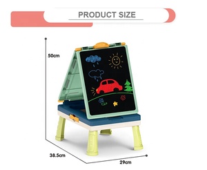 Обучающая двухсторонняя обучающая игрушка магнитная доска для рисования с 32 шт. - Product Image 6