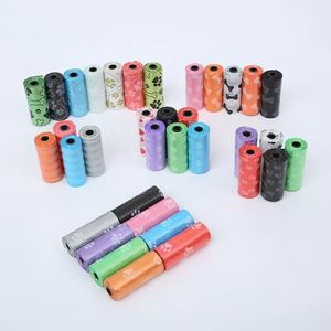 Sacs de nettoyage pour excréments de chat en plastique écologique, simples et en stock, avec logo personnalisé imprimé – Solution de gestion des déchets - Product Image 6