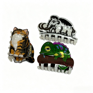 Pinzas de Pelo con Diseño Creativo y Original, Pinzas de Pelo con Forma de Animales de Dibujos Animados, Pinzas de Pelo para Niñas con Estilo, Joyería al por Mayor - Product Image 2
