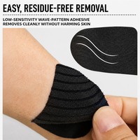 Bande de protection pour orteil en coton élastique résistante à l'eau, prédécoupée, pour le soutien du pied, idéale pour le fitness, la marche, la course et comme patch de kinésiologie