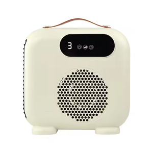 Radiateur électrique portable 1800W avec poignée en plastique, fil chauffant, contrôle numérique, interrupteur multi-niveaux, minuterie, chauffage rapide - Product Image 4