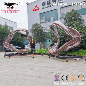 Реалистичный морской животный ископаемый скелет Акулий Рот аниматронная модель продукта - Product Image 5