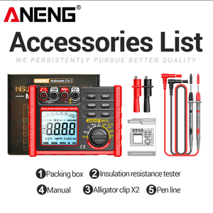 مقياس أوم رقمي ANENG MH15 ، مقياس مقاومة العزل ، العد - Product Image 6