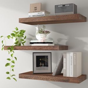 Vente chaude étagère flottante tenture <span class=keywords><strong>murale</strong></span> étagère de rangement en <span class=keywords><strong>bois</strong></span> massif adaptée au salon de la chambre à coucher - Product Image 3