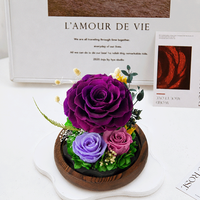 Moederdag cadeau groothandel eeuwige bloemen voor altijd bloemen in doos natuurlijke geconserveerde rozen voor Valentijnsdag