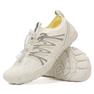 <span class=keywords><strong>Scarpe</strong></span> <span class=keywords><strong>da</strong></span> Acqua Personalizzate Bianche <span class=keywords><strong>da</strong></span> Donna per Fitness, Nuoto e Camminata, Asciugatura Rapida, Traspiranti, Leggere, Minimaliste, Elastiche - Product Image 2