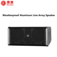Système de sonorisation professionnel Line Array en aluminium, étanche IP65, 8 ohms, double haut-parleur de 6,5 pouces, caisson de basses de 15 pouces, pour concerts en plein air et scènes