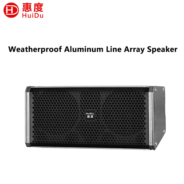 Professional Line Array Speaker System Aluminum IP65 Waterproof 8 Ohm Dual 6.5 Inch 15 Inch Subwoofer Outdoor Concert Stage