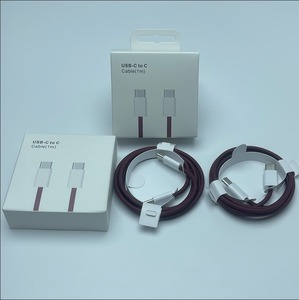 Câble de chargeur multifonction USB-C vers USB-C tressé en nylon, 1 m, pour la charge et la synchronisation des données, compatible avec iPhone 15-18 - Product Image 6