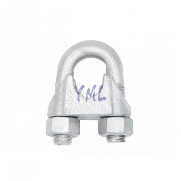 DIN741 คลิปสลิงสลิงแคลมป์ U Bolt Clamp เหล็กพร้อมไฟฟ้าชุบสังกะสีขายส่ง