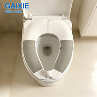 Siège de toilette pliable Gaixie avec protection anti-éclaboussures et antidérapante pour l'apprentissage de la propreté des enfants et des tout-petits, portable