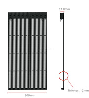 P15.6 P20 P25 P31 Led Glace Affichage Led Mesh Vidéo Mur Vitrine Publicité Grille Rideau De Verre Extérieur Écran Transparent
