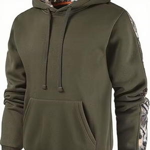 Livraison Gratuite – Sweat à Capuche Unisexe Oversize en Coton 260g de Haute Qualité avec Poche Brodé, Style Décontracté, Sérigraphie Automne - Product Image 3