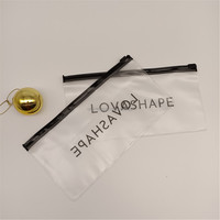Sacs à perruque avec LOGO personnalisé Emballage de cheveux Emballage transparent en PVC Sac de rangement réutilisable pour perruque Sac en plastique à fermeture éclair