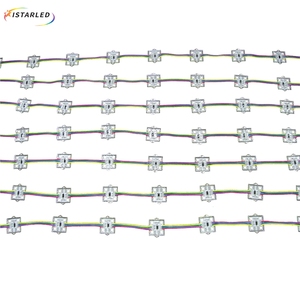 Dc12v ws2811 ws2801 ws2811 vuông thông minh đa màu kỹ thuật số lập trình 35mm 36mm 4LED <span class=keywords><strong>SMD5050</strong></span> RGB pixel LED chuỗi mô-đun - Product Image 5