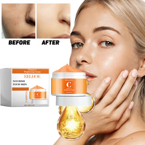 EELHOE Crème hydratante pour le visage à la vitamine C Améliorer le dessèchement Réduire les ridules Boutons fermés Crème hydratante éclaircissante 30g - Product Image 2