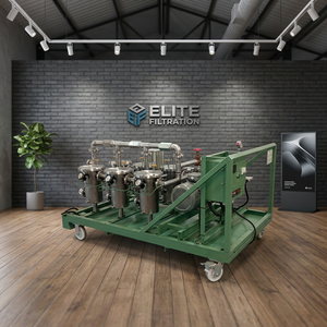 Machine de filtration d'huile sous vide pour le nettoyage de l'huile de lubrification des laminoirs - Product Image 1