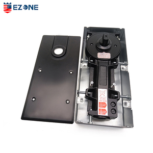 <span class=keywords><strong>EZONE</strong></span> Moderner Zweistufiger Verstellbarer Doppelzylinder Hydraulischer Bodentürschließer Rahmenloses Aluminium Bürotür-Scharnier 55-100kg - Product Image 3