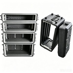 Boîtier de rack en plastique PE 2U/3U/4U/6U, étui <span class=keywords><strong>étanche</strong></span> et antichoc de 15/17/20 pouces pour équipement audio standard DJ, bar et scène - Product Image 2