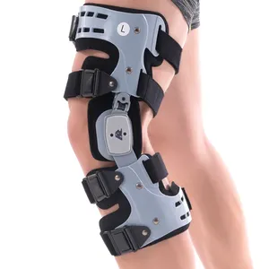 골관절염 및 ACL MCL OA 압축 관절염 무릎 보호대 클립 무릎 보호대 치유를위한 정형 힌지 무릎 보호대