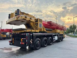 Grue mobile Sany STC1000C7 de 100 tonnes, modèle 2022, moteur Cummins, hauteur de levage maximale de 60 m, flèche jaune et rouge, construction robuste - Product Image 5