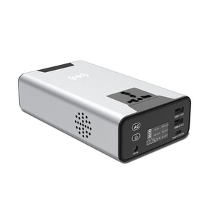 สถานีไฟฟ้าพกพา 100W อลูมิเนียมอัลลอย พร้อมช่องเสียบ AC USB Type C รองรับการชาร์จไร้สาย สำหรับการเดินทาง - Product Image 1